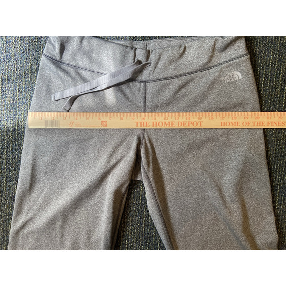 NORTH FACE Women’s￼ Pants, Sz L. Lounge Workout Straight Leg, Gray, Drawstring - Picture 5 of 9